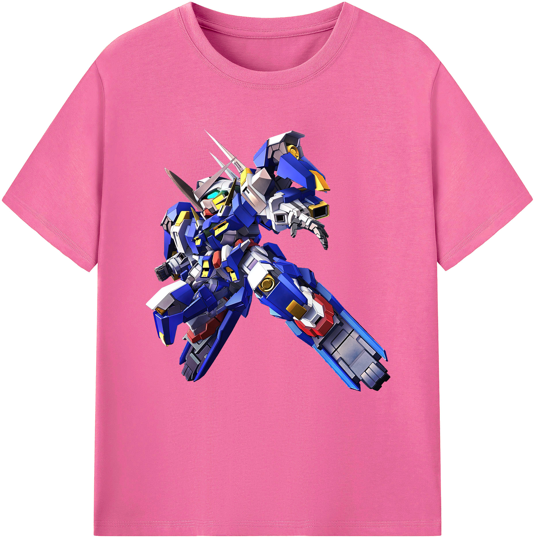（画像用） 機動戦士ガンダム Mobile Suit Gundam レディースカジュアルプリントTシャツ（綿100％）